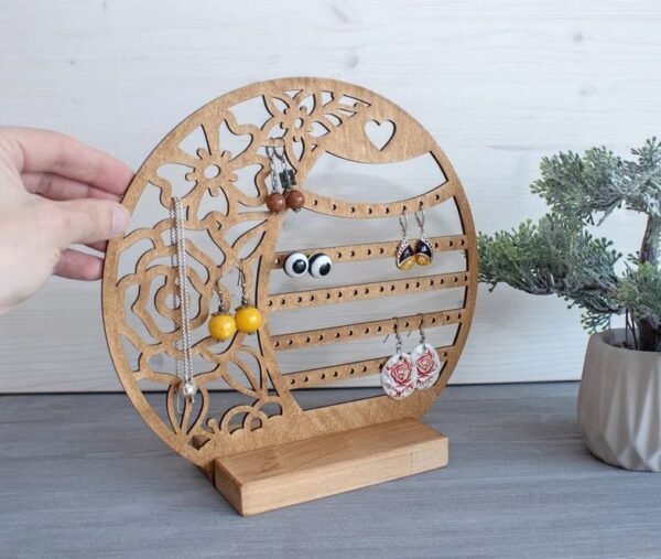 JBS | Exquisite Wooden MDF Jewelry Stand