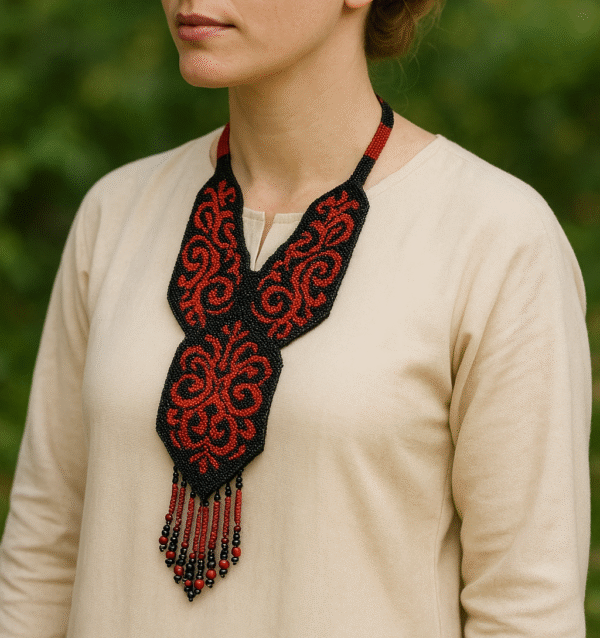 JBS | Boho Chic Long Beaded Necklace - Handmade Statement Jewelry